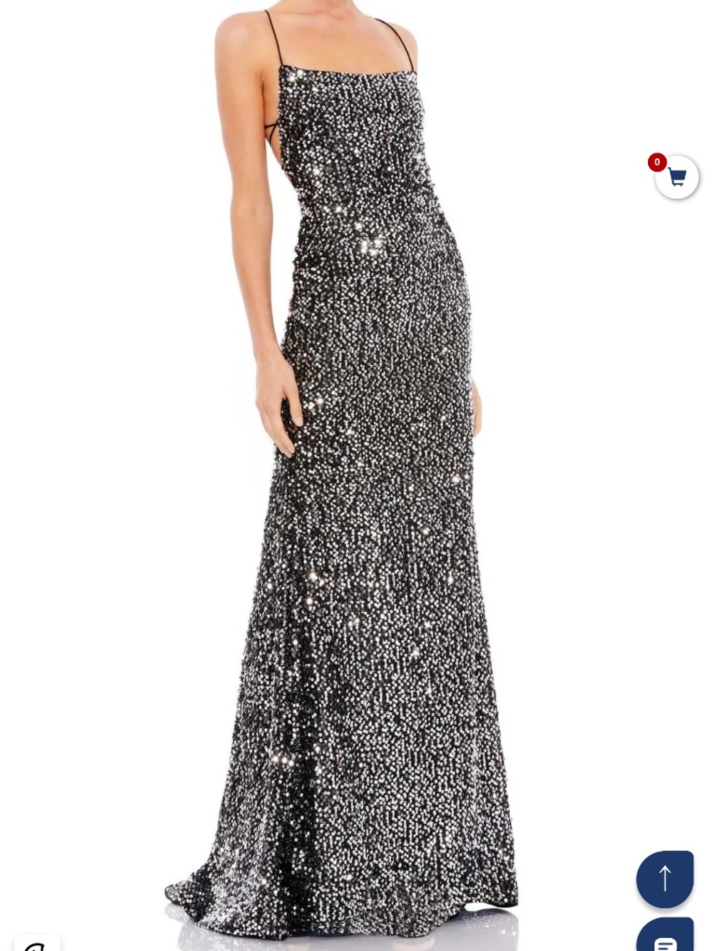Mac Duggal Ieena Sequined Sheath Dress